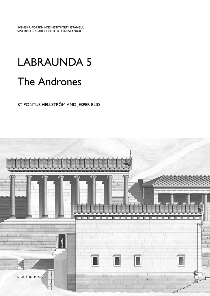 Cover of Pontus Hellström & Jesper Blid, The Andrones (Labraunda, 5), Stockholm 2019.