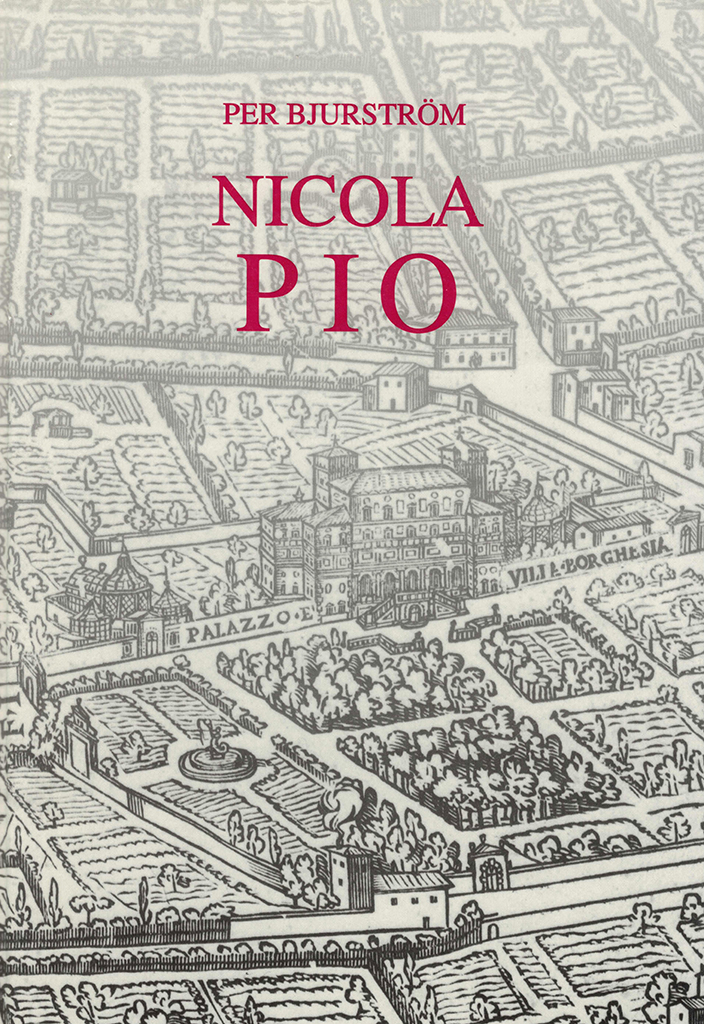 Front cover of P. Bjurstöm, Nicola Pio as a collector of drawings, Stockholm 1995