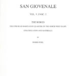 Front cover of Ingrid Pohl, San Giovenale. The Borgo. The Etruscan habitation quarter on the North-West slope. Stratification and materials, (Skrifter utgivna av Svenska Institutet i Rom, 4°, 26, vol. 5, fasc. 2), Stockholm 2009. ISSN: 0081-993X. ISBN: 978-91-7042-176-1. Softcover: 114 pages.